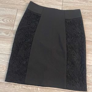 BCBGeneration Black Lace skirt size 4 for women pre-owned